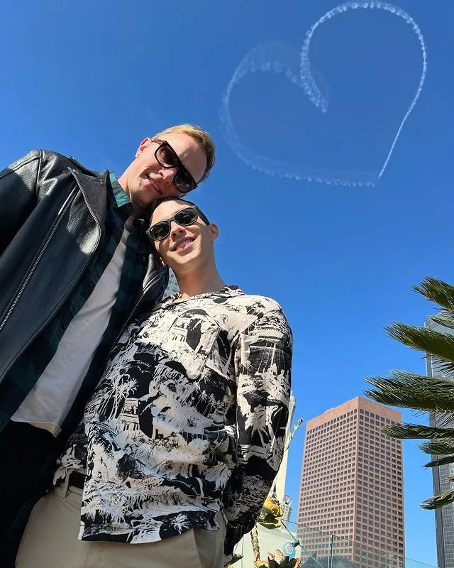 Adam Rippon and fiancée Jussi-Pekka Kajaala