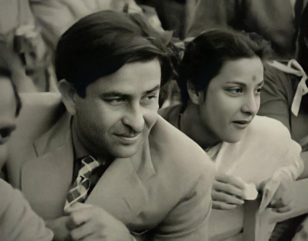 Raj Kapoor with nargis